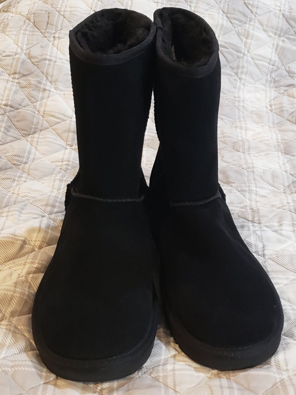 Koolaburra by UGG Koola short black mid calf suede boots Size 12